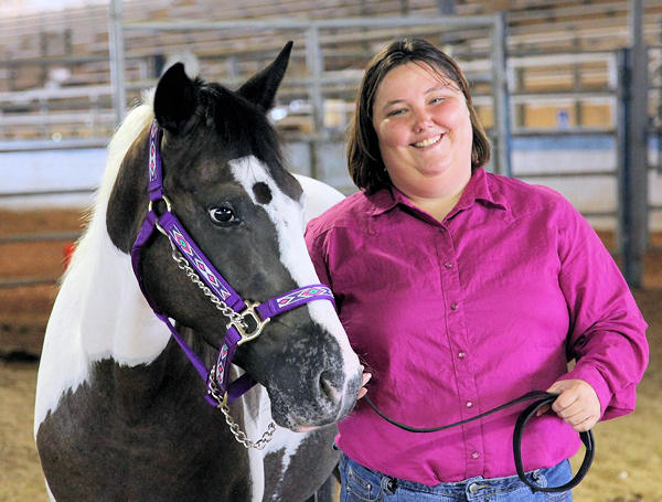 AIHR Member Alicia Sims with Calypso Moon