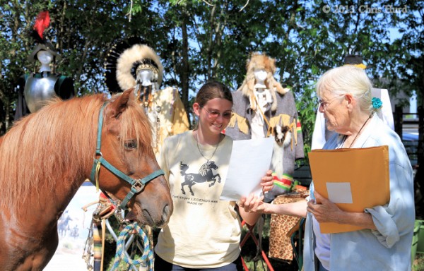 The first pure Corolla Island horse to receive AIHR's Hall of Fame award, The Sea King. 